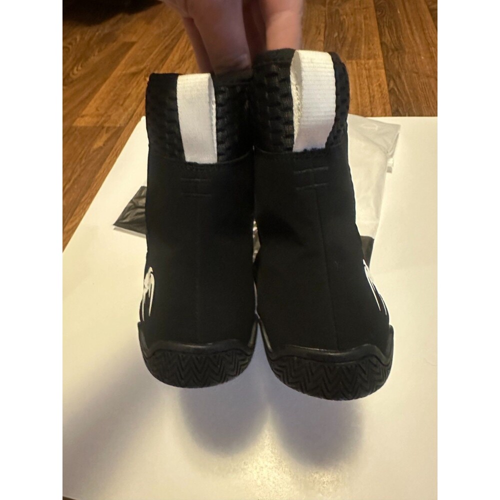 New Venum Contender Boxing Shoes High-Top #4958 Black Size US 7/ EU 39 - Picture 4 of 6